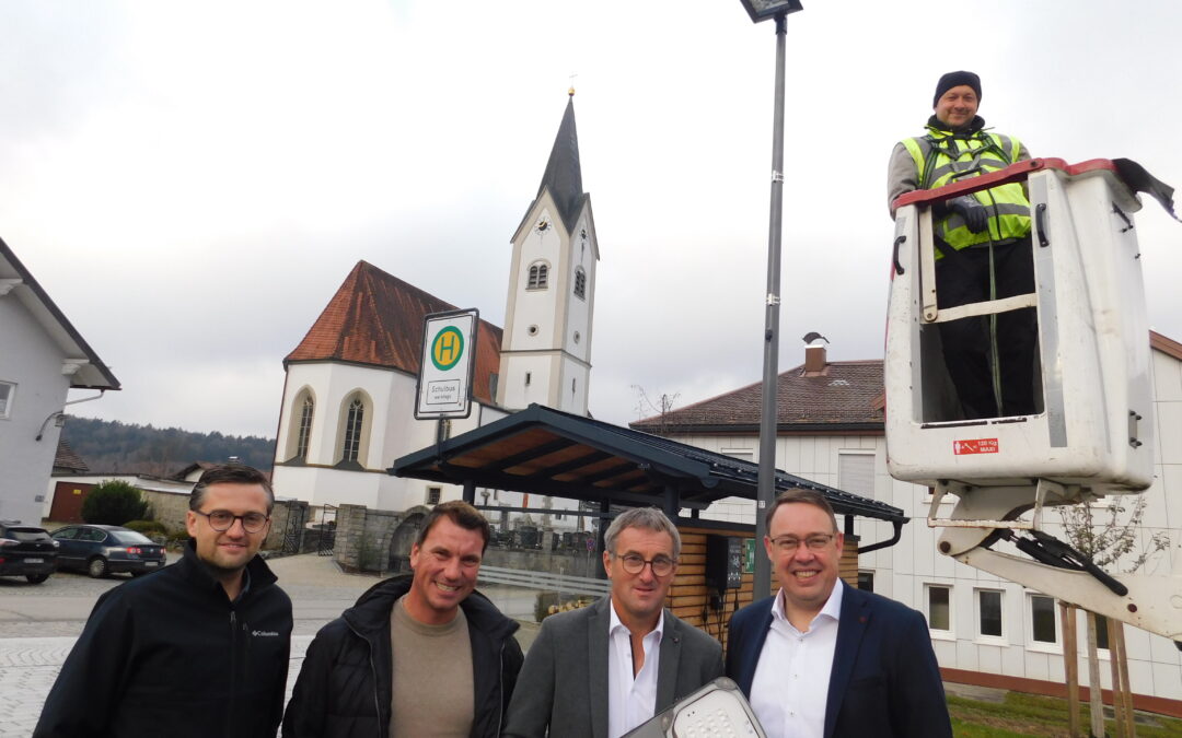 Grattersdorf hat auf moderne LED-Technik umgerüstet: 186 Straßenlaternen umgebaut – sparsam und umweltfreundlich